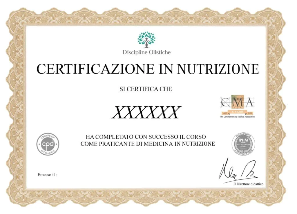 Formazione in Nutrizione Formazione in PNL